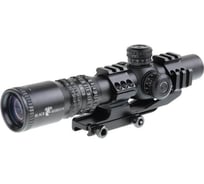 Оптический прицел Veber black russian 1-4x24 rg загонник 26245 м26245-ВИ