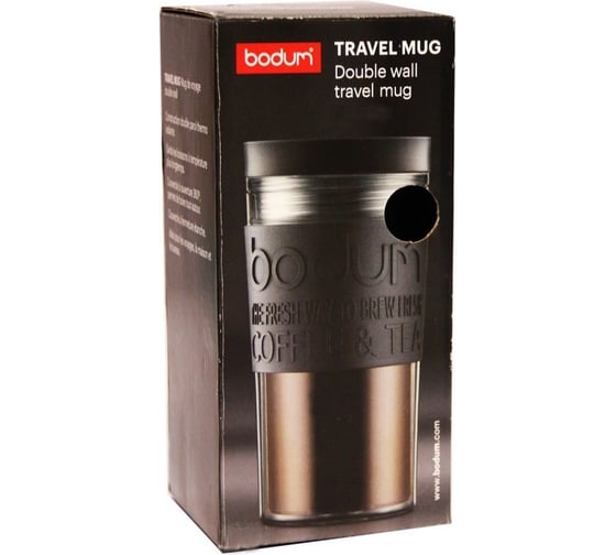 Термокружка Bodum Travel 0.45 л, черная 11685-01