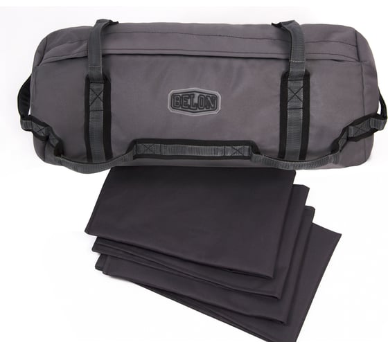 Сумка для кроссфита BELON familia SANDBAG средняя, 58x24 см, серый СНБ-003-Сер