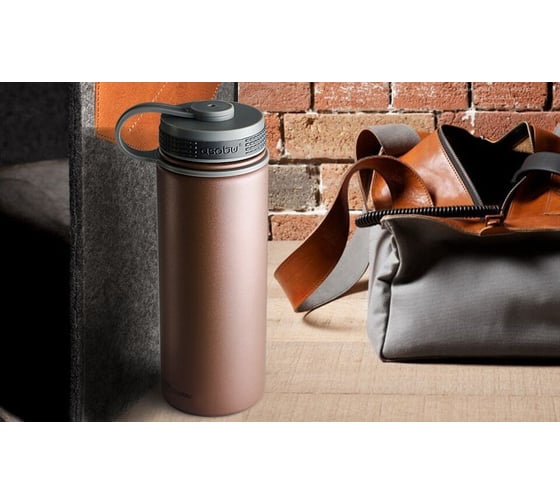 Термобутылка Asobu Alpine flask 0.53 л, шоколадная TMF2 chocolate