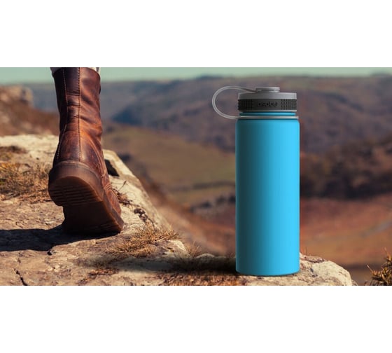 Термобутылка Asobu Alpine flask 0.53 л, синяя TMF2 blue