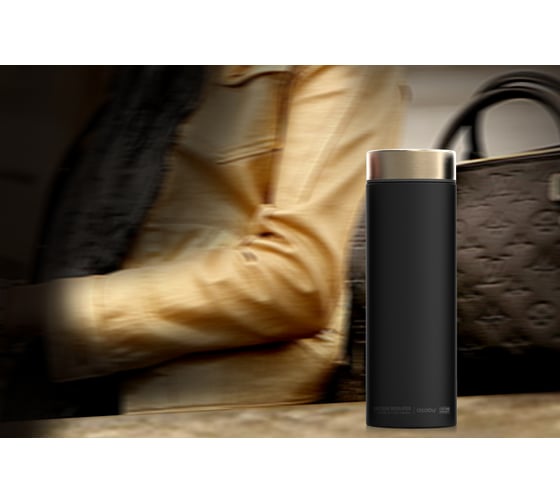 Термос Asobu Le baton 0.5 л, черный/золотистый LB17 gold