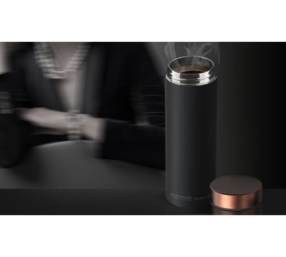 Термос Asobu Le baton 0.5 л, черный/медный LB17 copper
