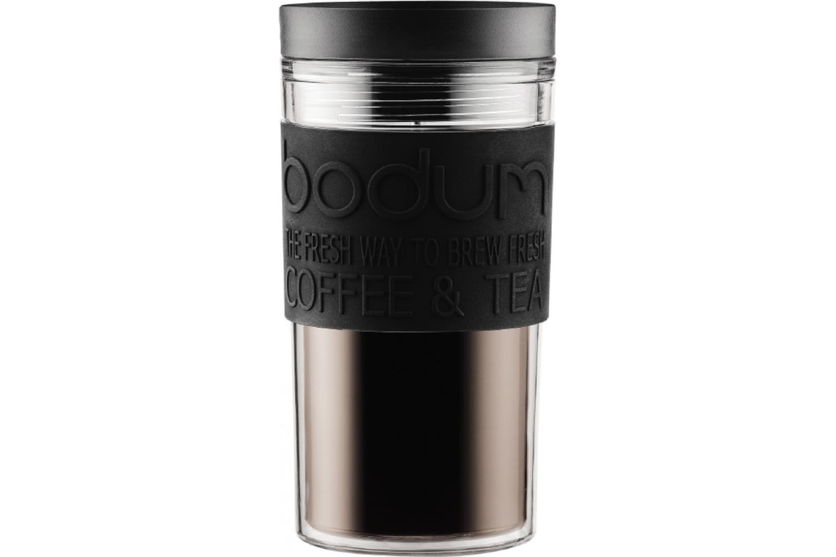 Термокружка Bodum Travel 0.35 л, черная 11684-01 - выгодная цена ...