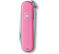Нож Victorinox Classic SD 58 мм, 7 функций, светло-розовый 0.6223.51