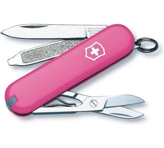 Нож Victorinox Classic SD 58 мм, 7 функций, светло-розовый 0.6223.51