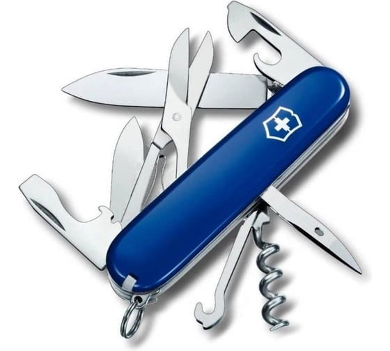 Нож Victorinox Climber 91 мм, 14 функций, синий 1.3703.2R 1