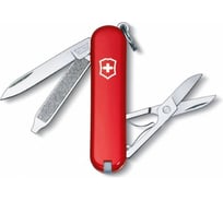 Нож Victorinox Classic 58 мм, 7 функций, красный, блистер 0.6223.B1