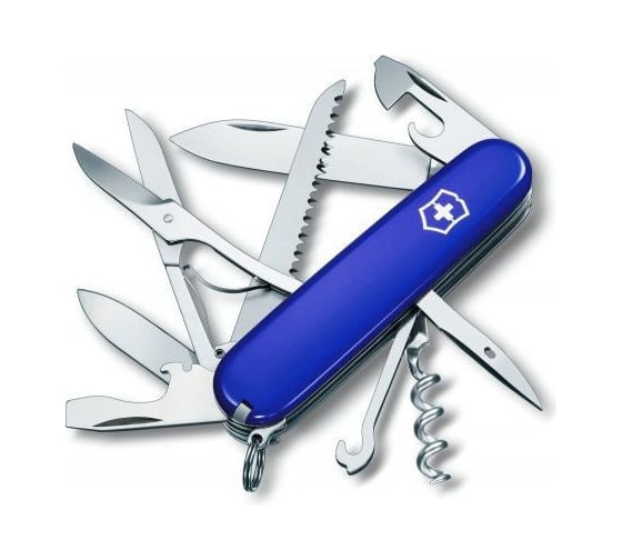 Нож Victorinox Huntsman 91 мм, 14 функций, синий 1.3713.2R 1