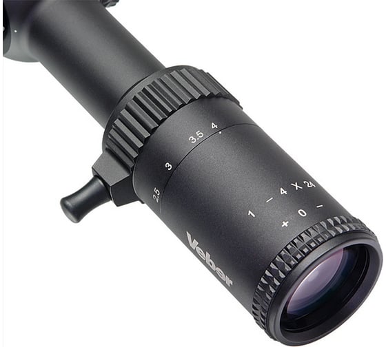 Прицел Veber оптический wolf 1-4x24 gb dnd загонник 23702 м23702-ВИ