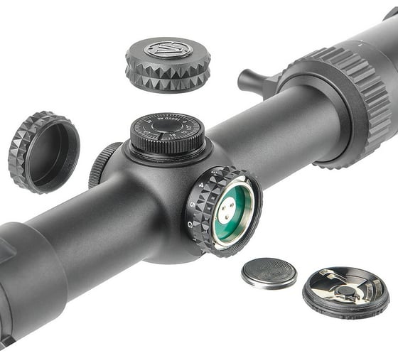 Прицел Veber оптический wolf 1-6x24 GB FD Загонник м25835