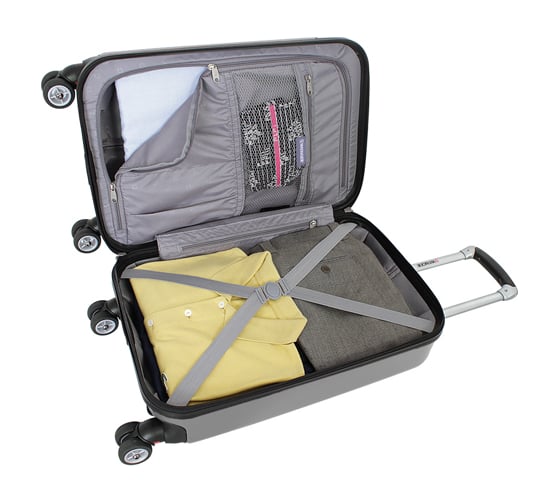 Чемодан Wenger Ridge серебристый, 34x24x54 см, 31 л 6171014154