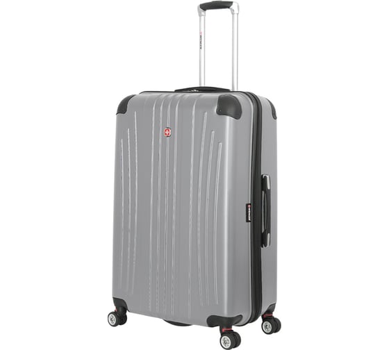 Чемодан Wenger Ridge серебристый, 49.5x30.5x75 см, 92 л 6171014171