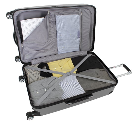 Чемодан Wenger Ridge серебристый, 49.5x30.5x75 см, 92 л 6171014171