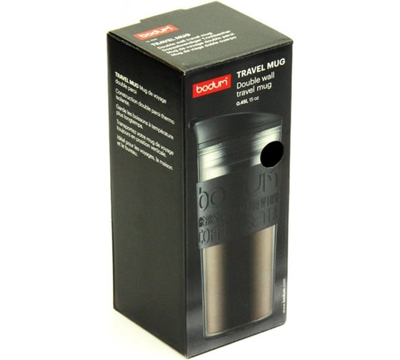 Термокружка Bodum Travel 0.45 л, черная 11101-01