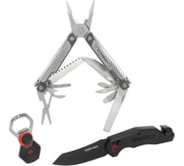 Набор Swiss+Tech мультитул-пассатижи/нож складной/брелок фонарик ST001036