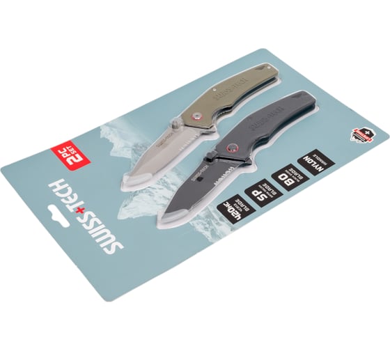 Набор складных ножей Swiss+Tech 2 шт. ST001055