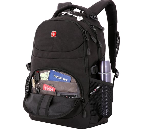Рюкзак Swissgear чёрный, 33х15х45 см, 22 л SA3001202408