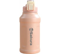 Термобутылка Sakura TM-03-900P 2в1, 0.9 л, с трубочкой, розовый РТ-00070882