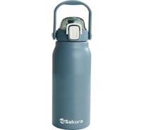 Термобутылка Sakura TM-02-900BL 2в1, 0.9 л, с трубочкой, океан РТ-00070879