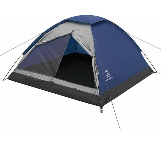 Четырехместная палатка Jungle Camp Lite Dome 4, цвет синий/серый 70843