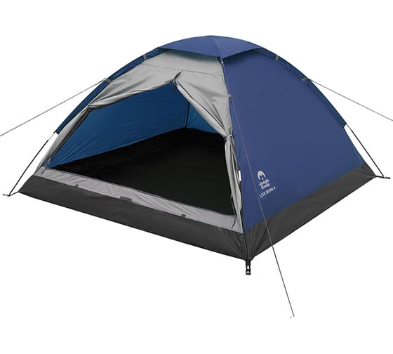 Четырехместная палатка Jungle Camp Lite Dome 4, цвет синий/серый 70843