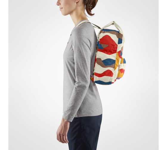Рюкзак Fjallraven Kanken Art камуфляжный, 27х13х38 см, 16 л F23610-971