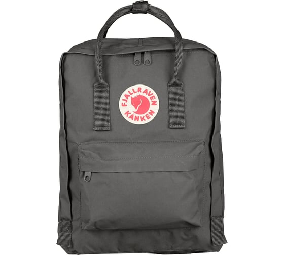 Рюкзак Fjallraven Kanken серый, 27х13х38 см, 16 л F23510-46