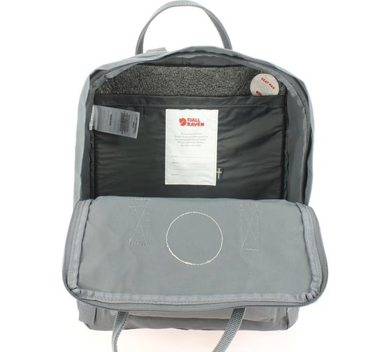 Рюкзак Fjallraven Kanken серый, 27х13х38 см, 16 л F23510-46