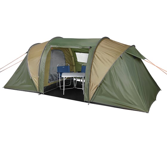 Четырехместная палатка Jungle Camp Merano 4, цвет зеленый 70832