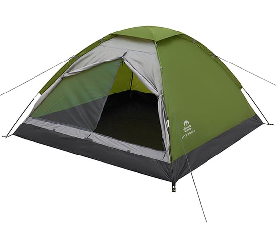 Двухместная палатка Jungle Camp Lite Dome 2, цвет зеленый/серый 70811