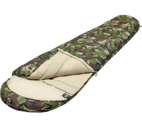 Трехсезонный спальный мешок Jungle Camp Hunter левая молния, цвет камуфляж 70973