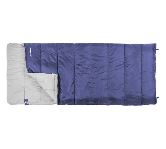 Широкий спальный мешок Jungle Camp Avola Comfort XL левая молния, цвет синий 70937