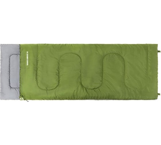 Спальный мешок с подголовником Jungle Camp Ranger Comfort JR левая молния, цвет зеленый 70916