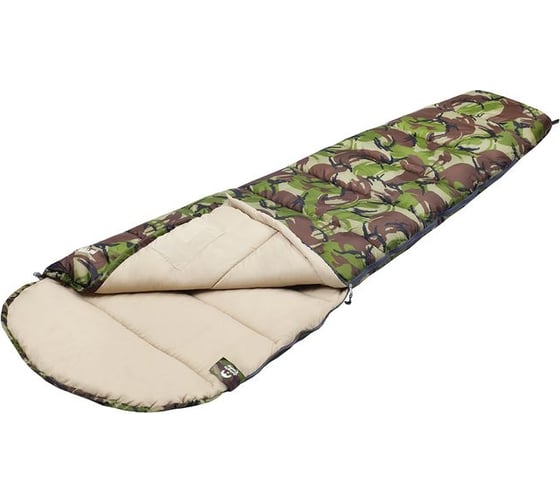 Спальный мешок Jungle Camp Raptor левая молния, цвет камуфляж 70971