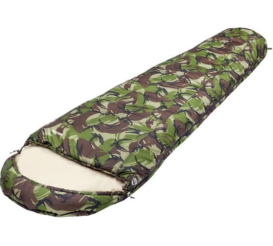 Трехсезонный спальный мешок Jungle Camp Hunter XL левая молния, цвет камуфляж 70974