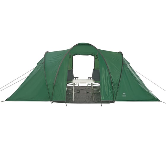 Шестиместная палатка Jungle Camp Toledo Twin 6, цвет зеленый 70835