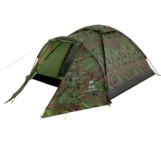 Четырехместная палатка Jungle Camp Forester 4, цвет камуфляж 70856