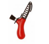Нож для грибов Morakniv Karl Johan, нержавеющая сталь, цвет красный, щетка из конского волоса 12206