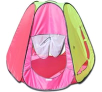 Палатка Belon familia розовый, коралл, лимон, 120x120x110 см ПИ-006-ТФ3