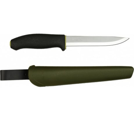Нож Morakniv 748 MG нержавеющая сталь, резиновая ручка 12475