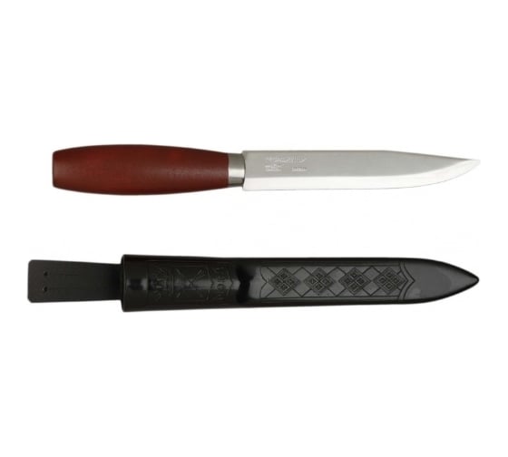 Нож Morakniv Classic №3, углеродистая сталь, рукоять из березы, красного цвета 1 0003 1
