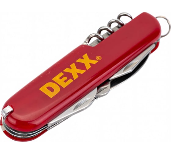 Складной нож DEXX 10 функций, пластиковая рукоятка 90 мм, 47645
