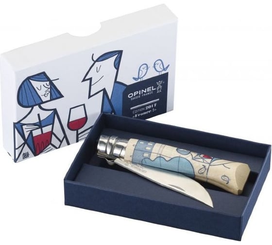 Нож Opinel №8 Edition France by Ale Giorgini 2154