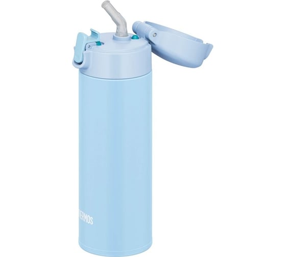 Термокружка THERMOS FJM-350 LB 0.35 литра, с трубочкой, голубая 562524