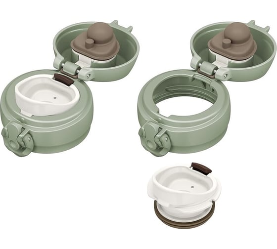 Термокружка THERMOS JNL-356 SMKKI 0.35 литра, пастельная оливковая 562647