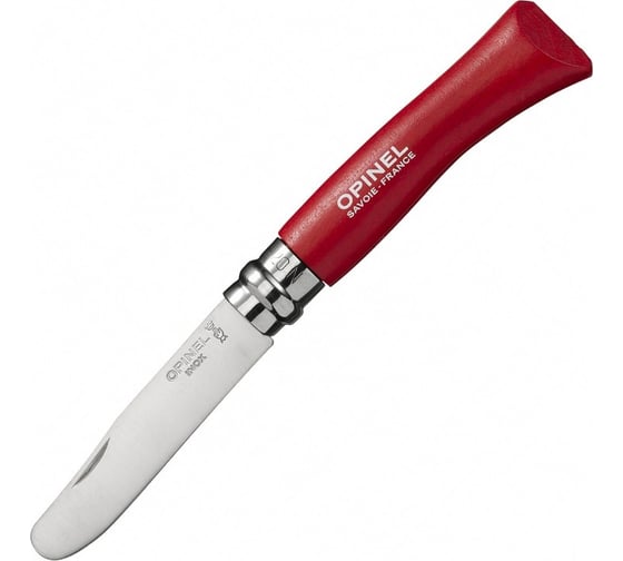 Нож Opinel №7 My First красный, блистер 1970 1