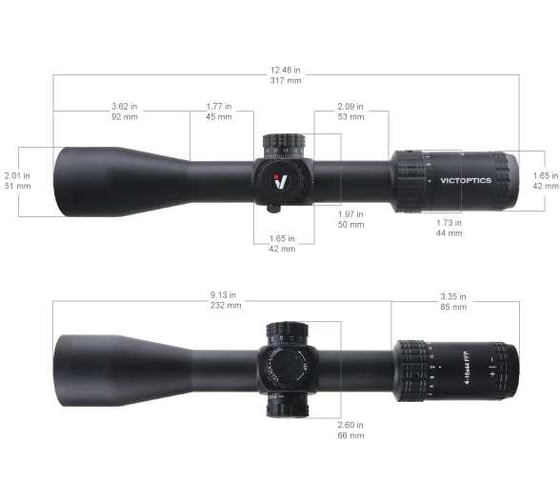 Оптический прицел Vector Optics 30 мм, sfp victoptics s4 4-16x44 OPSL16