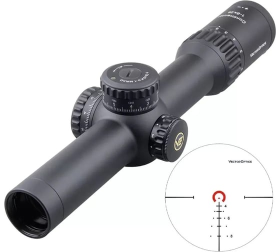 Оптический прицел Vector Optics 34 мм ffp continental x6 1-6x28 SCFF-31