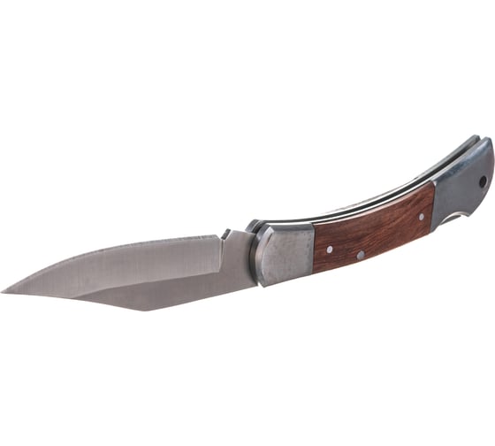 Складной нож STAYER с деревянными вставками средний 47620-1_z01